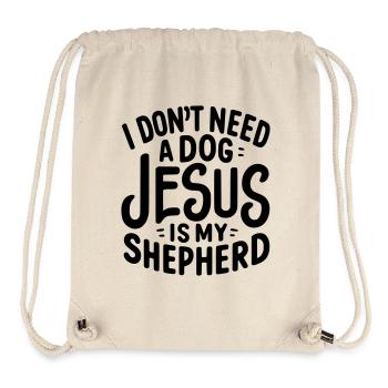 Jesus ist mein Hirte - Stanley/Stella recycelter Gym Bag - Naturweiß - Vorne