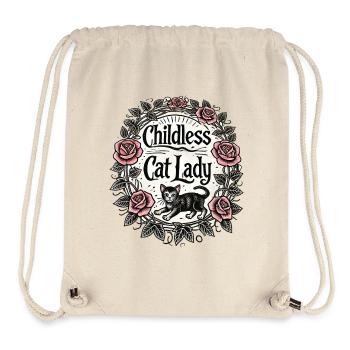 Childless Cat Lady - Stanley/Stella Recycled Gym Bag - natural - Front