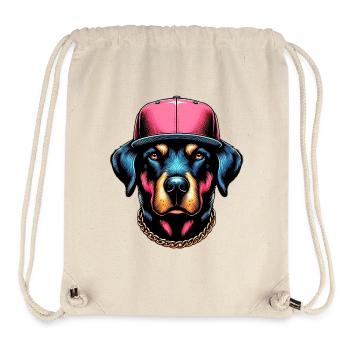 Hund - Stanley/Stella recycelter Gym Bag - Naturweiß - Vorne