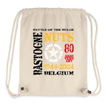 AVM Bastogne NUTS 80th Anniversary 1944 2024 Farbe - Stanley/Stella recycelter Gym Bag - Naturweiß - Vorne