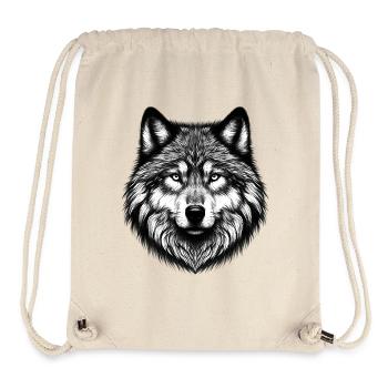 Wolf - Stanley/Stella recycelter Gym Bag - Naturweiß - Vorne