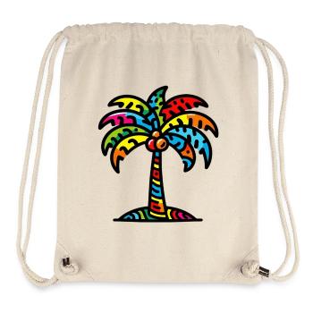 Palme - Stanley/Stella recycelter Gym Bag - Naturweiß - Vorne