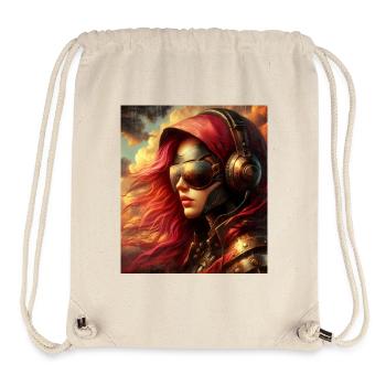 Steampunk Aviator - Stanley/Stella Recycled Gym Bag - natural - Front