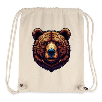 Bär - Stanley/Stella recycelter Gym Bag - Naturweiß - Vorne