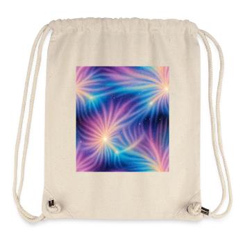 Colorful cosmic explosions - Stanley/Stella Recycled Gym Bag - natural - Front