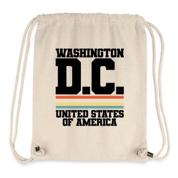 WASHINGTON D.C. United States of America - Stanley/Stella recycelter Gym Bag - Naturweiß - Vorne