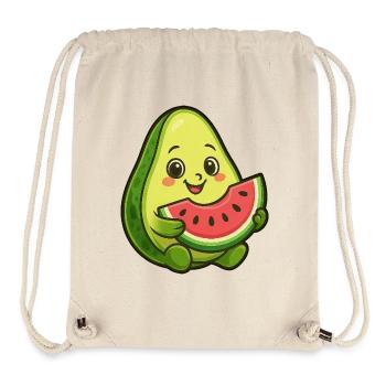 Avocado Melone Wassermelone Sommer Frucht Design - Stanley/Stella recycelter Gym Bag - Naturweiß - Vorne