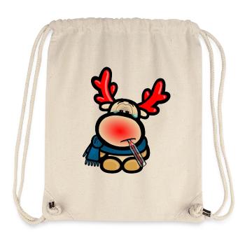 Rentier Elmondo hat Grippe - Stanley/Stella recycelter Gym Bag - Naturweiß - Vorne