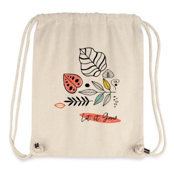 let it grow - Stanley/Stella Recycled Gym Bag - natural - Front