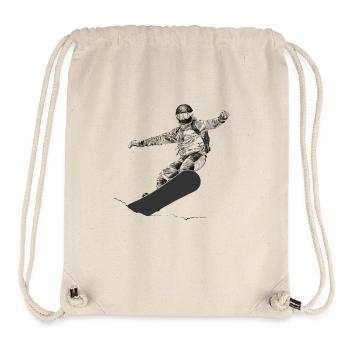 Snowboarding - Stanley/Stella recycelter Gym Bag - Naturweiß - Vorne