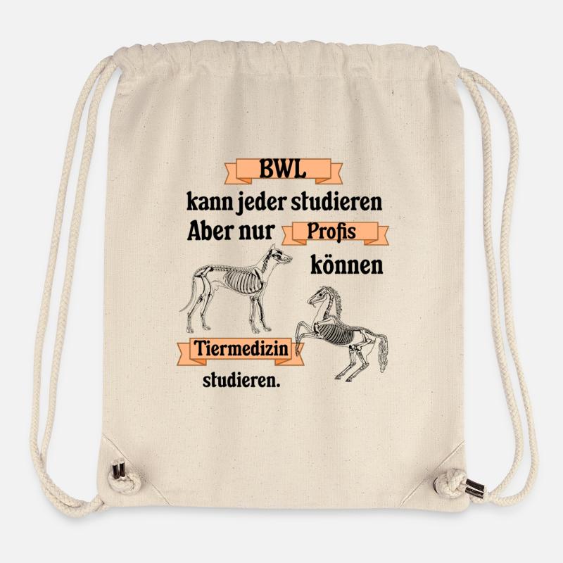 Cool Veterinary Medicine Saying - Stanley/Stella Recycled Gym Bag - natural