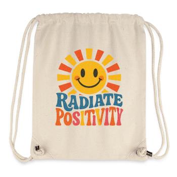 Sunburst Radiate Positivity - Stanley/Stella Recycled Gym Bag - natural - Front