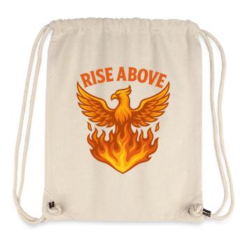Motif Phénix S’Élever Au-dessus Du Feu - Sac à cordon recyclé Stanley/Stella - blanc naturel - Devant
