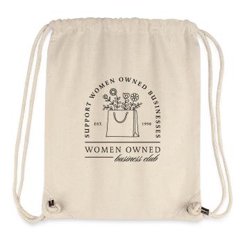 Soutenez les entreprises détenues par des femmes entrepreneures - Sac à cordon recyclé Stanley/Stella - blanc naturel - Devant
