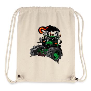 1042_GroeneTrekker-Rook_V2 - Stanley/Stella recycelter Gym Bag - Naturweiß - Vorne
