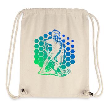 Compact floorball design for floorball - Stanley/Stella Recycled Gym Bag - natural - Front