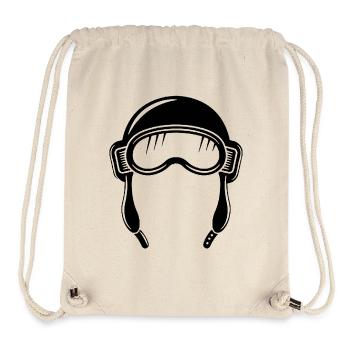 Aviator hood - Stanley/Stella Recycled Gym Bag - natural - Front