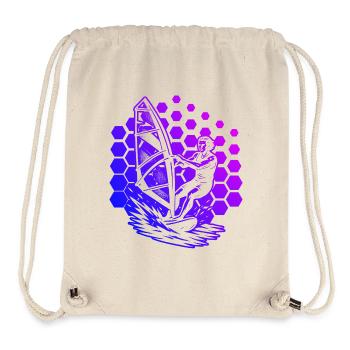 Klare Windsurfing Botschaft - Stanley/Stella recycelter Gym Bag - Naturweiß - Vorne
