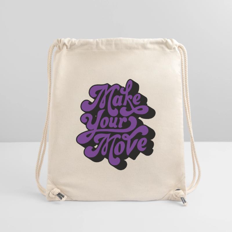 Make Your Move Retro Script Stanley/Stella Recycled Gym Bag