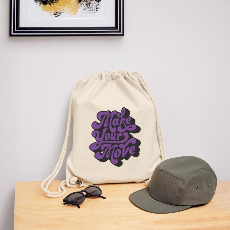 Make Your Move Retro Script Stanley/Stella Recycled Gym Bag