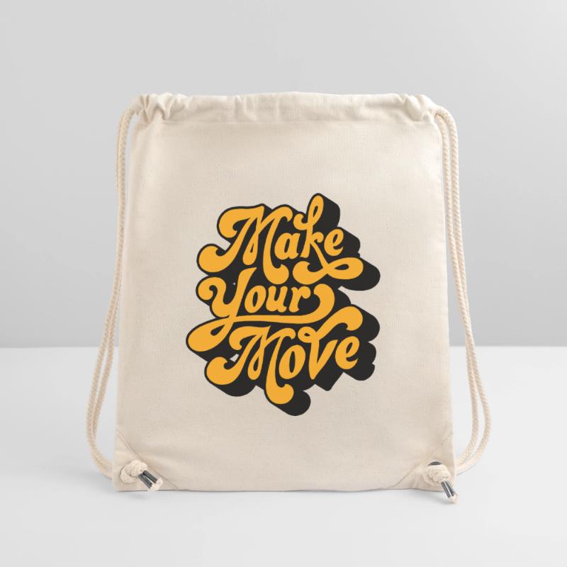 Make Your Move Retro Script Stanley/Stella Recycled Gym Bag