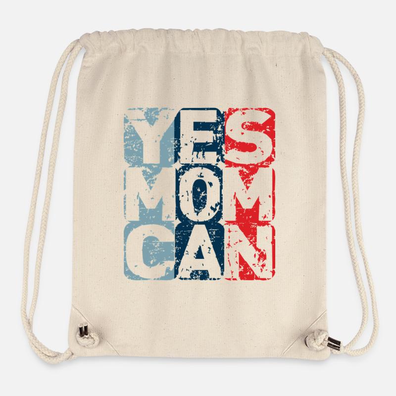 Yes Mom Can - Sac à cordon recyclé Stanley/Stella - blanc naturel