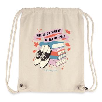 Gilmore Girls Buchdesign Mit Spruch  - Stanley/Stella recycelter Gym Bag - Naturweiß - Vorne
