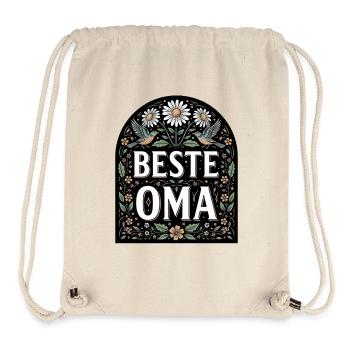 Best Grandma Gift for Dearest Grandmother - Stanley/Stella Recycled Gym Bag - natural - Front