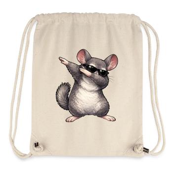 Dabbing Chinchilla - Stanley/Stella Recycled Gym Bag - natural - Front