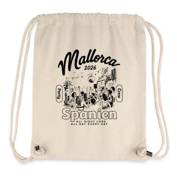 Mallorca 2026 Party Crew Spanien all night long - Stanley/Stella recycelter Gym Bag - Naturweiß - Vorne