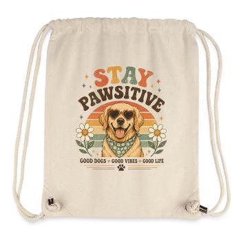 Good Dogs Good Life - Stanley/Stella recycelter Gym Bag - Naturweiß - Vorne