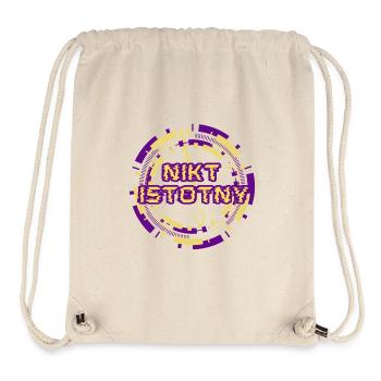 Niemand Wichtiges - Stanley/Stella recycelter Gym Bag - Naturweiß - Vorne