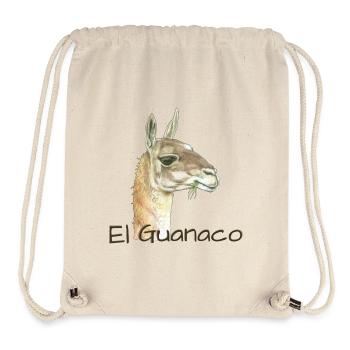 El Guanaco - Stanley/Stella recycelter Gym Bag - Naturweiß - Vorne