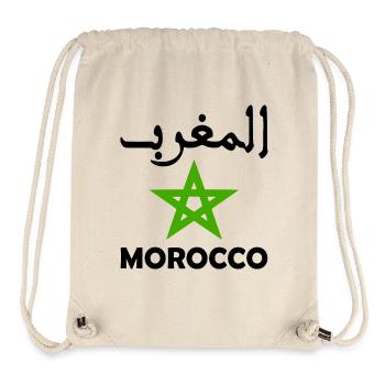 Le maroc - Sac à cordon recyclé Stanley/Stella - blanc naturel - Devant