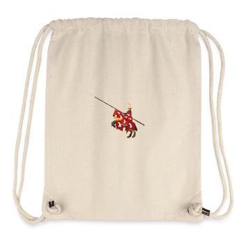 Red Knight - Stanley/Stella Recycled Gym Bag - natural - Front