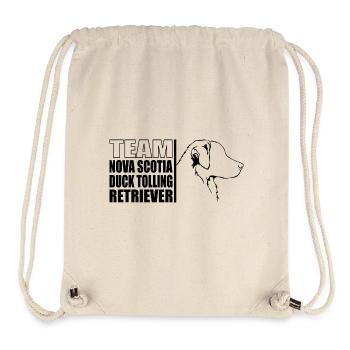 TEAM Nova Scotia Duck Tolling Retriever Wilsigns - Stanley/Stella Recycled Gym Bag - natural - Front