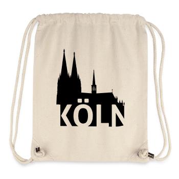 Kölner Dom - Stanley/Stella Recycled Gym Bag - natural - Front