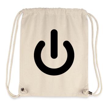 Gaming t shirt standby modus Gamer hoodie Geschenk - Stanley/Stella recycelter Gym Bag - Naturweiß - Vorne