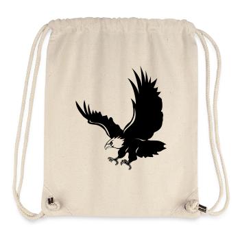 Eagle - Sac à cordon recyclé Stanley/Stella - blanc naturel - Devant