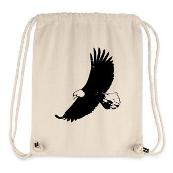 eagle - Sac à cordon recyclé Stanley/Stella - blanc naturel - Devant