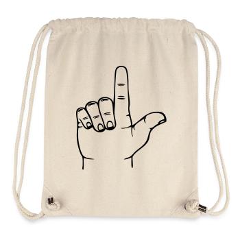 Loser hand - Stanley/Stella Recycled Gym Bag - natural - Front