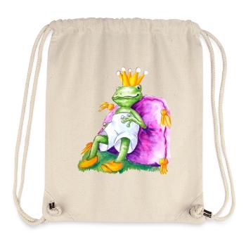 Frog King - Stanley/Stella Recycled Gym Bag - natural - Front