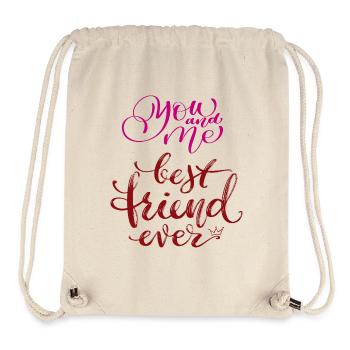 Best Friends Ever - Stanley/Stella Recycled Gym Bag - natural - Front