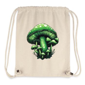 Mushroom / Mushroom / Meadow / Forest / Goa / Psy - Stanley/Stella Recycled Gym Bag - natural - Front