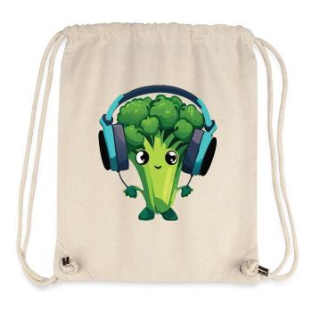Bubatz - DJ - Musik - Legalize it - Brokkoli - Stanley/Stella recycelter Gym Bag - Naturweiß - Vorne