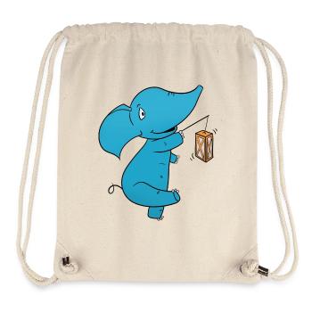 Elephant Lantern - Stanley/Stella Recycled Gym Bag - natural - Front