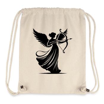 Ange classique tirant des flèches d’amour - Sac à cordon recyclé Stanley/Stella - blanc naturel - Devant