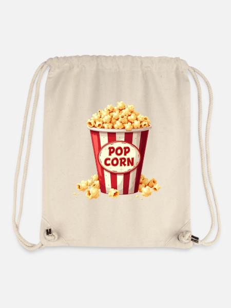Carnaval costumé de pop-corn - Sac à cordon recyclé Stanley/Stella - blanc naturel