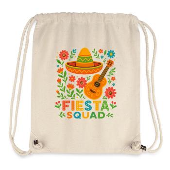 Fiesta Squad – Bunte Partystimmung im Mexiko Style - Stanley/Stella recycelter Gym Bag - Naturweiß - Vorne