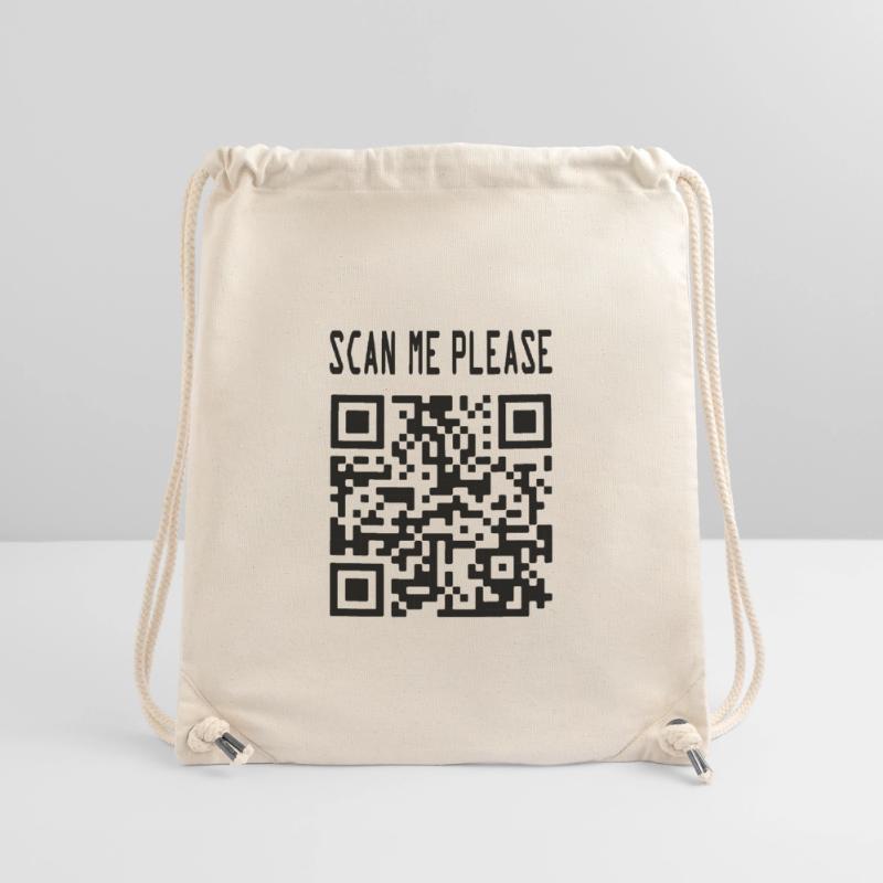 Scan Me QR Code for a Motivational Boost Stanley/Stella Recycled Gym Bag